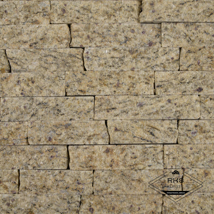 Фасадный камень Полоса - Гранит Golden Pearl в Тамбове